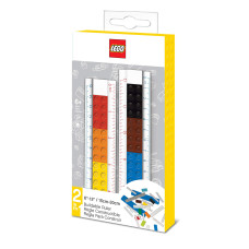 Lego Stationery Buildable Ruler 12 30Cm Ruler With Building Bricks