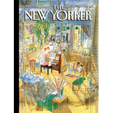 New York Puzzle Company New Yorker The Piano Lesson 1000 Piece Jigsaw Puzzle For Adults By Jeanjacques Semp