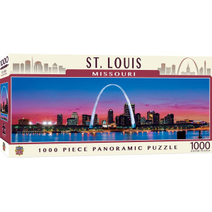 Masterpieces 1000 Piece Jigsaw Puzzle For Adults Family Or Kids St Louis Panoramic 13X39