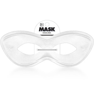 White Super Hero Fabric Eye Mask 287 X 825 Durable Comfortable Perfect Fit Ideal For Parties Cosplay More