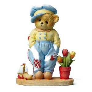 Enesco Cherished Teddies Collection Bear Dressed As Dutch Figurine 425