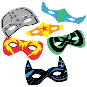 Foam Superhero Masks