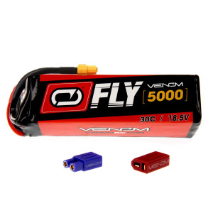 Venom Fly 30C 5S 5000Mah 185V Lipo Battery With Uni 20 Plug Xt60Deansec3 Compare To Eflite Eflb50005S30