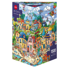 Heye Happytown Berman Triangular Puzzles 1500Piece Multicolour