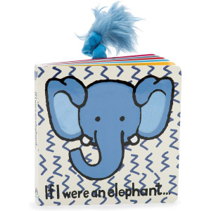 Jellycat Baby Touch And Feel Board Books If I Were An Elephant