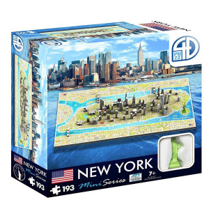 4D Cityscape Mini Puzzle 193 Piece New York