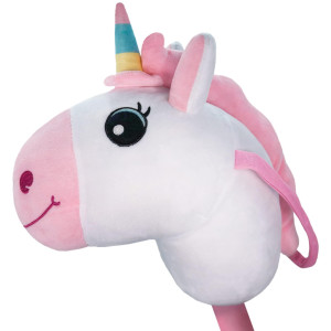 Waliki Toys Stick Unicorn Stick Horse White 2 3 Year Old Birthday Gift Girl