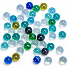 Poplay 50 Pcs Beautiful Player Marbles Bulk For Marble Games Multiple Colors1 Whistle For Free