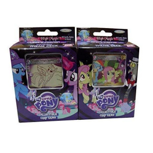 Enterplay My Little Pony Juego De Cartas Coleccionables High Magic Juego De 2 Tablas Temticas