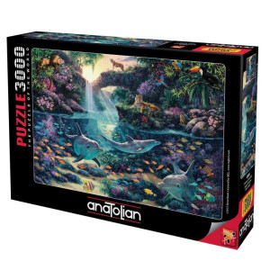 Anatolian Puzzle Jungle Paradise 3000 Piece Jigsaw Puzzle 4908 47 X 34 Inches