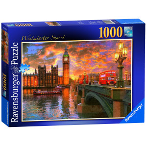 Ravensburger London Westminster Sunset 1000Pc Jigsaw Puzzle