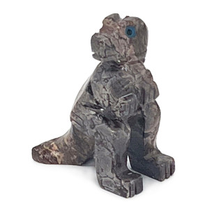 Nelson Creations Llc 2 Inch Trex Tyrannosaurus Rex Dinosaur Handcarved Soapstone Animal Totem Figurine