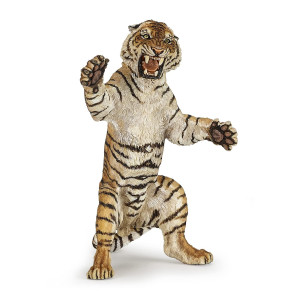 Papo Handpainted Figurine Wild Animal Kingdom Standing Tiger 50208 Collectible For Children Suitable For Boys And G