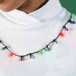 Christmas Lights Necklace