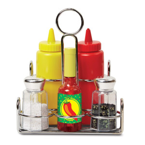 Melissa Doug Condiments Set Pretend Play Play Food 3 Gift For Boy Or Girl