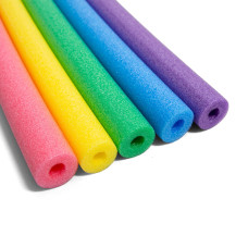 Big Joe Swim Noodle 35 Pack Pool Noodles Red Blue Green Purple Yellow Foam 45 Feet 55L X 2W X 2H Each