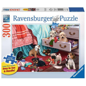 Ravensburger Mischief Makers Large Format 300 Piece Jigsaw Puzzle For Adults Every Piece Is Unique Softclick Technology Means