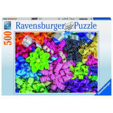 Ravensburger Colorful Ribbons 500 Piece Jigsaw Puzzle For Adults Every Piece Is Unique Softclick Technology Means Pieces Fit