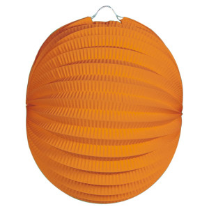 Folat Party Lantern Round Orange 22Cm Party Paper Lantern