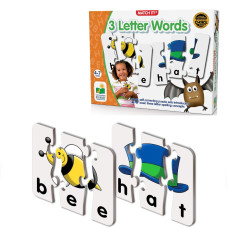 The Learning Journey Match It 3 Letter Words Spelling Puzzles For Kids Ages 35 Learn To Read With Preschool Learning Mate