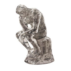 Beverly Crystal Clear 3D Puzzle The Thinker 43Piece Crystal Puzzle