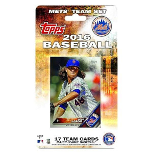 Mlb New York Mets 2016 Topps Mlb Team Sets- New York Mets, Blue, Small