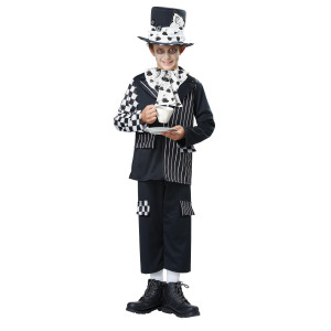 California Costumes Boys Mad Hatter Child Costume Blackwhite Medium