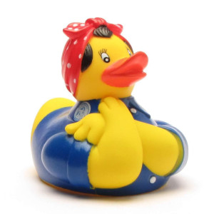 Rubber Duck Rosie The Riveter Bath Duck L 11 Cm