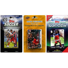 Mls Chicago Fire 3 Different Licensed Trading Card Team Sets