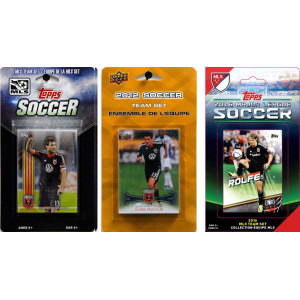 Mls Dc United 3 Different Licensed Trading Card Team Sets