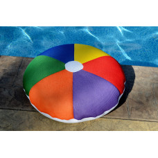 Beach Balll Multicolor Mesh Float With Poly Bead Fill