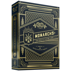 Monarch Playing Cards by theory11 - Blue, Poker Size