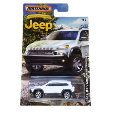 Matchbox Limited Edition Jeep Anniversary Edition White 2014 Jeep Cherokee Trailhawk Diecast