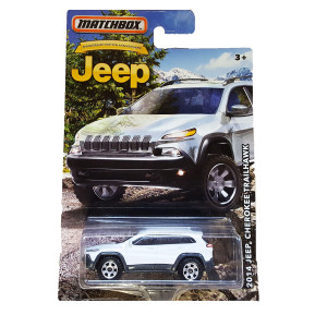 Matchbox Limited Edition Jeep Anniversary Edition White 2014 Jeep Cherokee Trailhawk Diecast