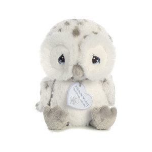 Aurora Inspirational Precious Moments Nigel Snowy Owl Stuffed Animal Cherished Memories Enduring Comfort White 85 Inches