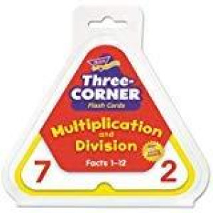 Three Corner Flash Card Multiply And Divide 512 Triangular