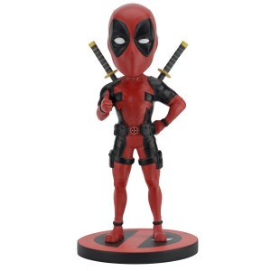 Neca Marvel Head Knocker Deadpool Classic Toy Multicolored 8 Inches