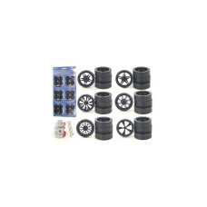 Custom Wheels For 124 Scale Cars And Trucks 24Pc Wheels Tires Set