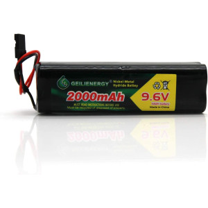 Geilienergy 96V 2000Mah Square Futaba Nt8S600B Transmiter Battery Pack With Hitec Connector For Rc Airplanescarshelisailplan