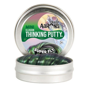 Crazy Aarons Thinking Putty Super Fly Super Illusions Putty Mini 2 Tin