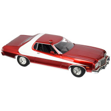 Greenlight Artisan Starsky Hutch Ford Gran Torino Vehicle 118 Scale Red Chrome