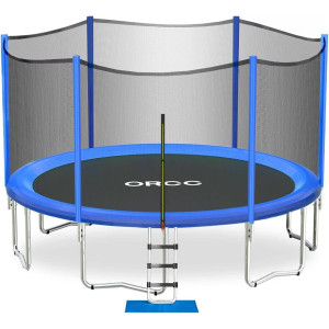 Orcc Trampolineastm And Cpsia Approved16Ft 15Ft 14Ft 12Ft 10Ft 8Ft Kids Recreational Trampolines With Enclosure Net Ladder Saf