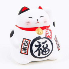 Japanbargain 1612 Japanese Ceramic Maneki Neko Feng Shui Fortune Lucky Cat Collectible Figurine Made In Japan For Overall Good