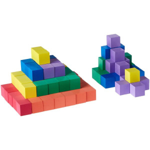 Hand2Mind Foam Blocks Counting Cubes For Kids Math 1 Inch Blocks For Preschool Crafts Early Math Manipulatives For Preschool