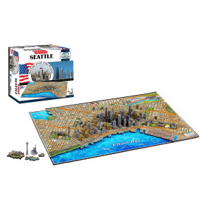 4D Cityscape Seattle Time Puzzle 800 Piece