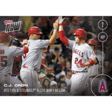 Mlb La Angels Cj Cron 204 2016 Topps Now Trading Card