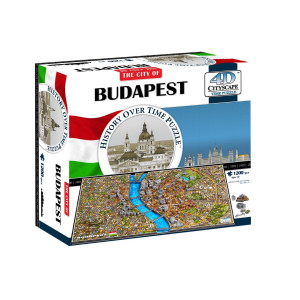 4D Cityscape 4D Budapest Time Puzzle 1200 Pieces