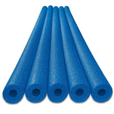 Oodles Of Noodles Deluxe Foam Pool Swim Noodles 5 Pack Blue