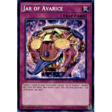 Yugioh Jar Of Avarice Mp16En033 Mega Pack 2016 1St Edition Secret Rare