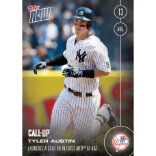 Major League Baseball Ny Yankees Tyler Austin Callup Topps Now Card 436